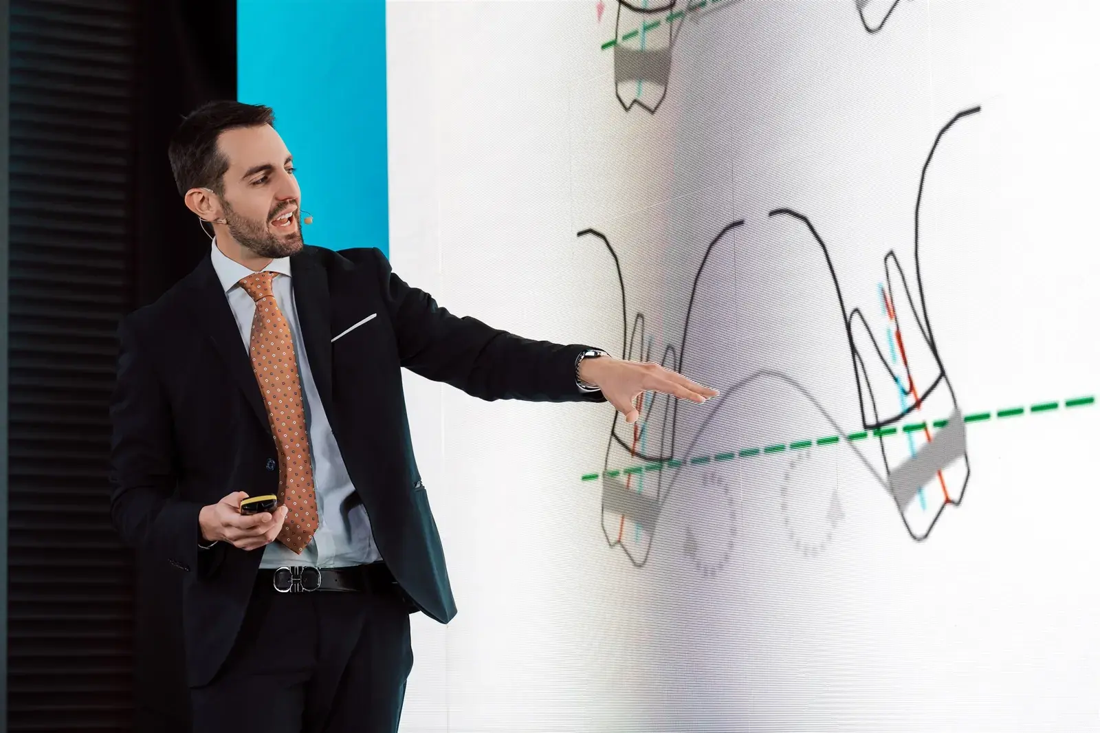 Clinical explanation during a presentation